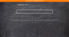 Desktop Screenshot of culturism.com